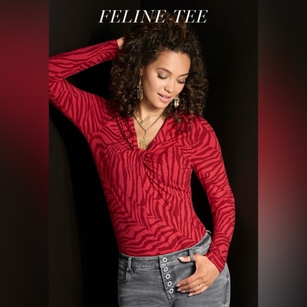 Cabi Zebra Print Women's Top
